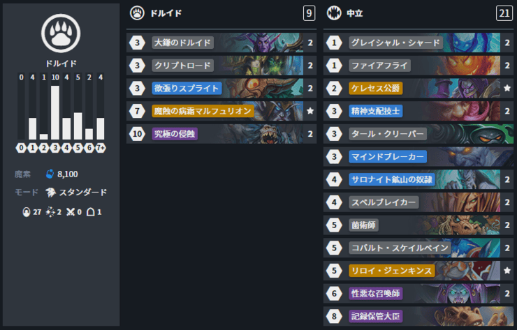 ハースストーン 初心者向け 格安デッキ集 Dekki