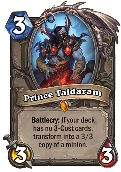 ハースストーン 新カード Prince Taldaram 凍てつく玉座の騎士団 Dekki